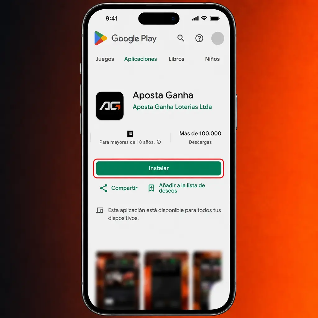 Passo a passo para baixar e instalar o APK do aplicativo Aposta Ganha em celulares Android