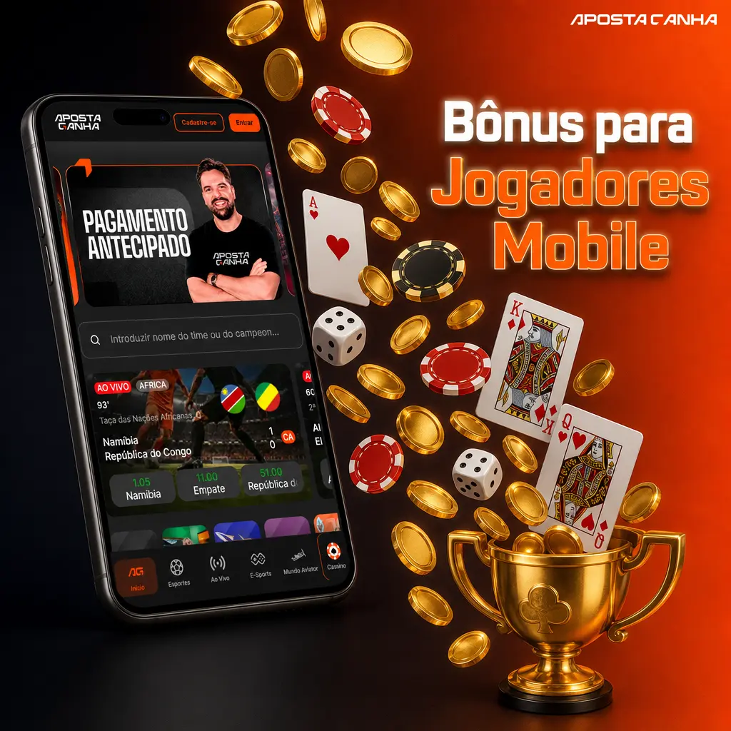 Bônus para jogadores mobile: promoções via app com boas-vindas esportivas, giros grátis, cashback e odds turbinadas no Brasileirão.