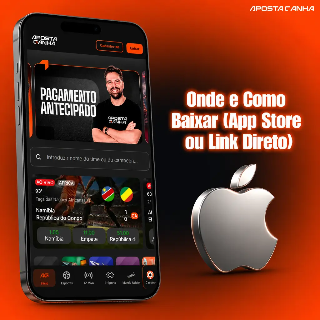 Como baixar o app na App Store ou instalar a versão Web App pelo Safari para apostas e cassino no iOS