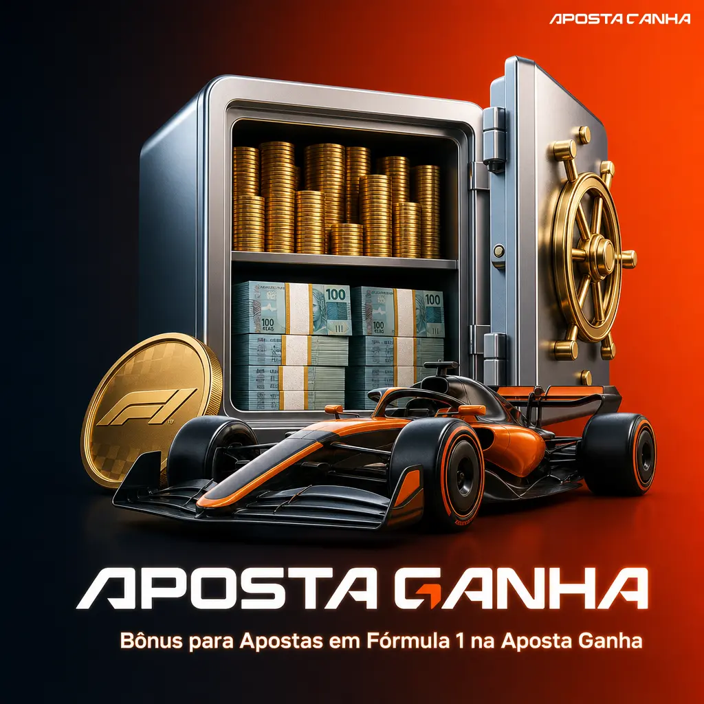 Bônus de cadastro de 100% até BRL 600 na Aposta Ganha para apostar em Fórmula 1