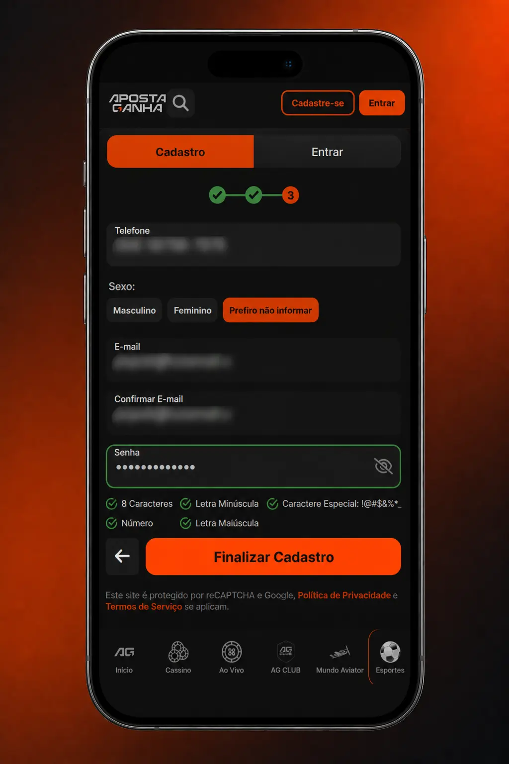 Passo a passo para apostar em Dota 2 na Aposta Ganha: cadastro, depósito via PIX e escolha do mercado de apostas.