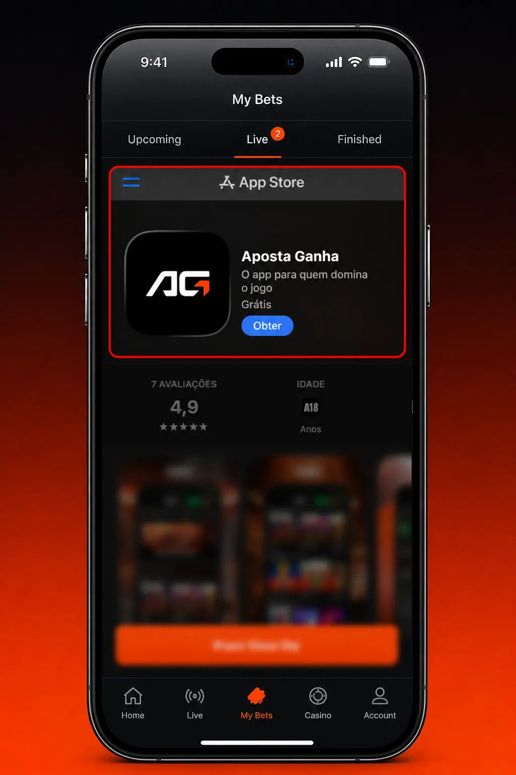 Passo a passo para baixar e instalar o app Aposta Ganha no iPhone ou iPad via Safari, sem usar a App Store.