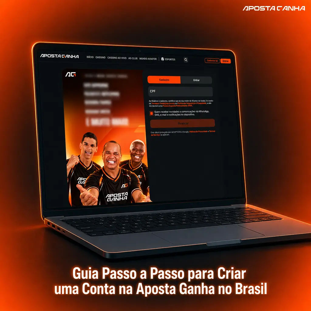 Guia passo a passo para criar conta na Aposta Ganha no Brasil: cadastro rápido e seguro em real (BRL).