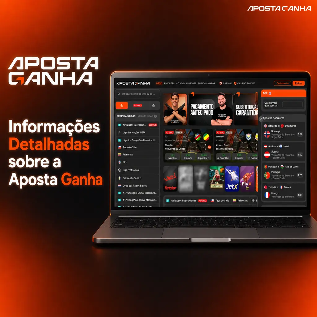 Aposta Ganha: plataforma segura de apostas esportivas e cassino online com apps para Android e iOS