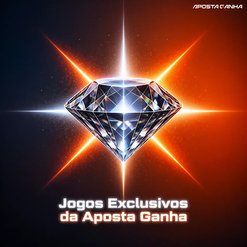 Jogos exclusivos da Aposta Ganha com selo "Exclusivo", identidade visual própria e rodadas bônus na página inicial do cassino.