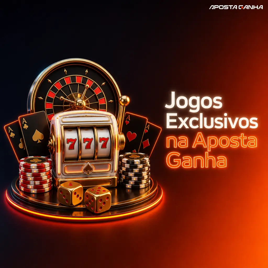 Jogos exclusivos da Aposta Ganha com bônus, rodadas grátis e jackpots internos únicos no Brasil.