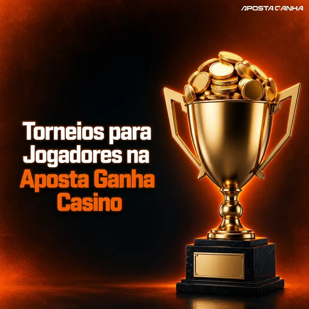 Torneios semanais e mensais da Aposta Ganha Casino com prêmios em dinheiro e ranking de pontos para jogadores ativos