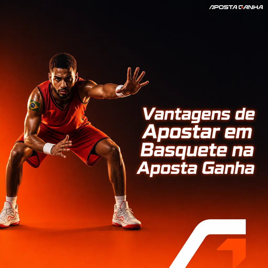 Vantagens de apostar em basquete na Aposta Ganha: cobertura da NBA, NBB e Euroliga, odds ao vivo e PIX rápido.